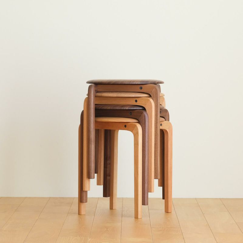 LISCIO | Stool (4本脚スツール) | DENTO STORE | 額縁・家具ブランド 