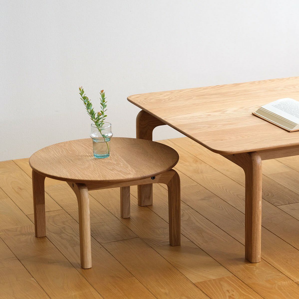 LISCIO | Circle Low Table 直径42cm (ローテーブル)