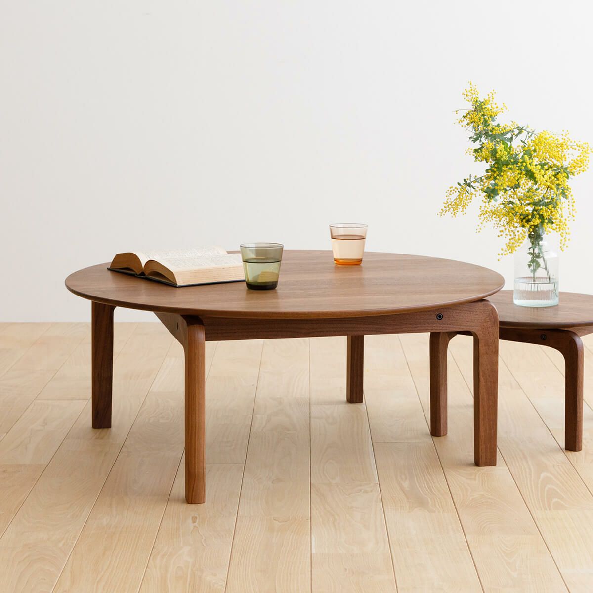 LISCIO | Circle Low Table 直径84cm (ローテーブル)