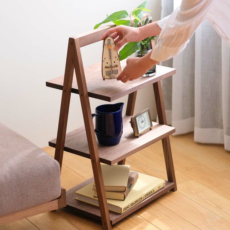 伝統的な日本の木製シェルフ FAVORMADE | Shelf / インテリアシェルフ3段 | DENTO STORE