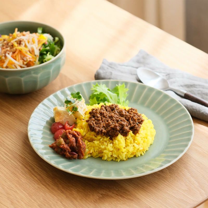 王地山焼 | PLATE 鎬 LLサイズ | DENTO STORE | 額縁・家具ブランド