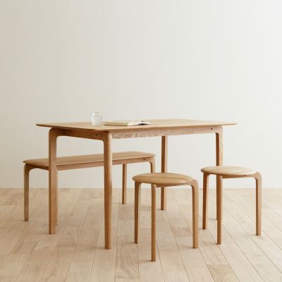 2脚セット　DENTO LISCIO Stool LISCIO/リッショ - DENTO/伝統工芸株式会社｜木製のシンプルで