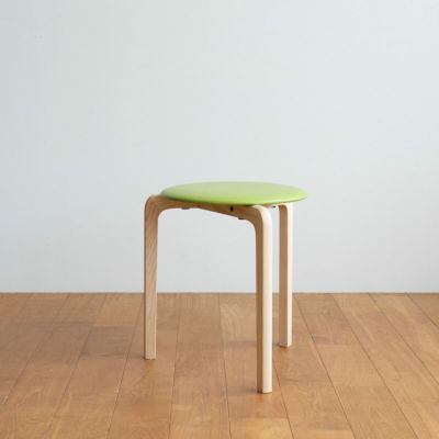 2脚セット　DENTO LISCIO Stool 木工家具 スツール | LISCIO Stool | 柿渋染 | DENTO